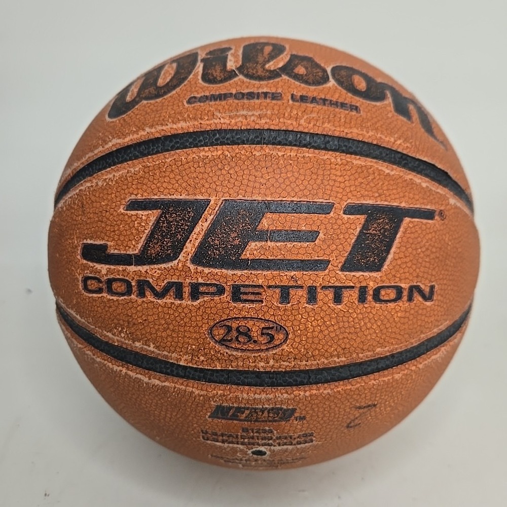 Early 2000s Wilson Jet Competition Composite Leather Basketball‎ 28.5" Worn